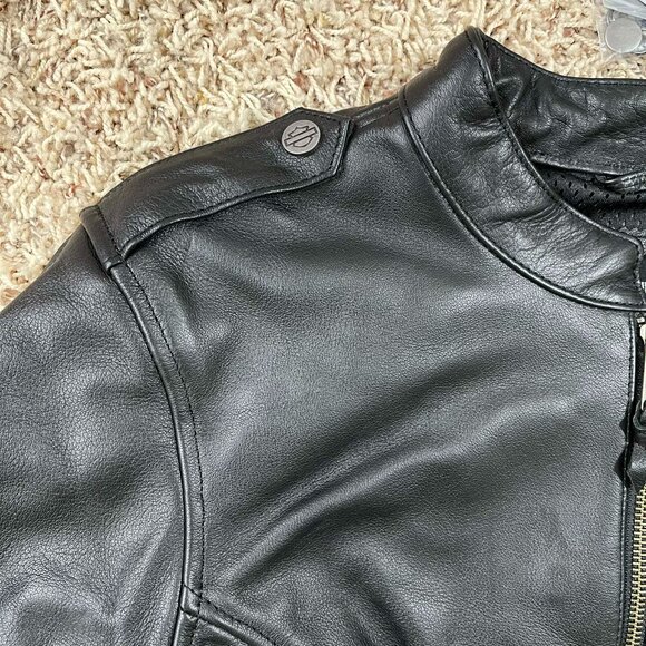 Harley-Davidson® Women's H-D Flex Layering Leather Jacket Outer Layer, Size XL - Picture 7 of 16